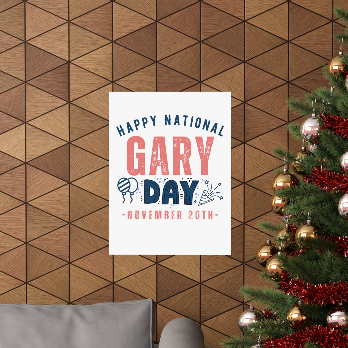 National Gary Day November 20th Name Premium Matte Poster