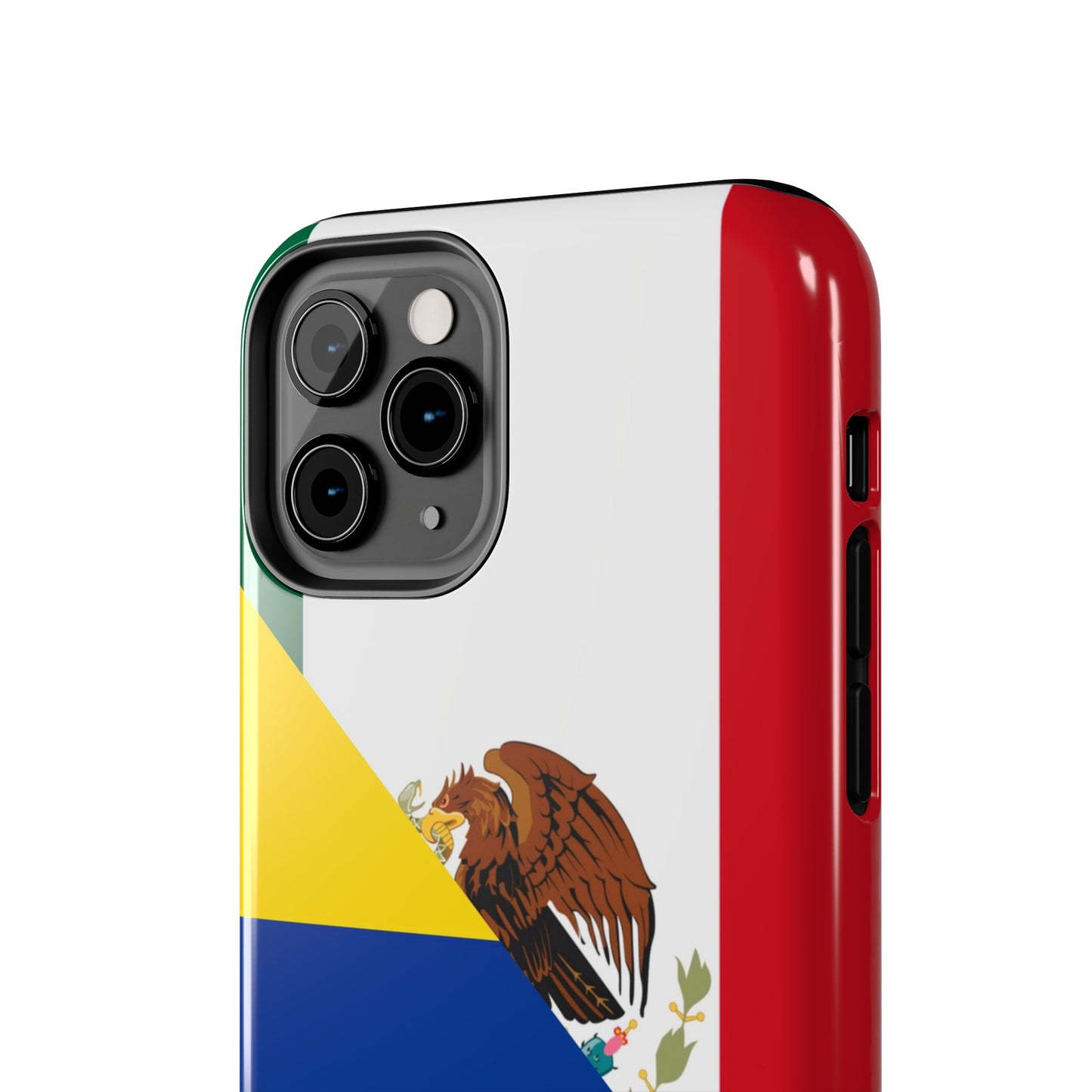 Mexican Colombian Flag Half Mexico Colombia Tough Phone Cases