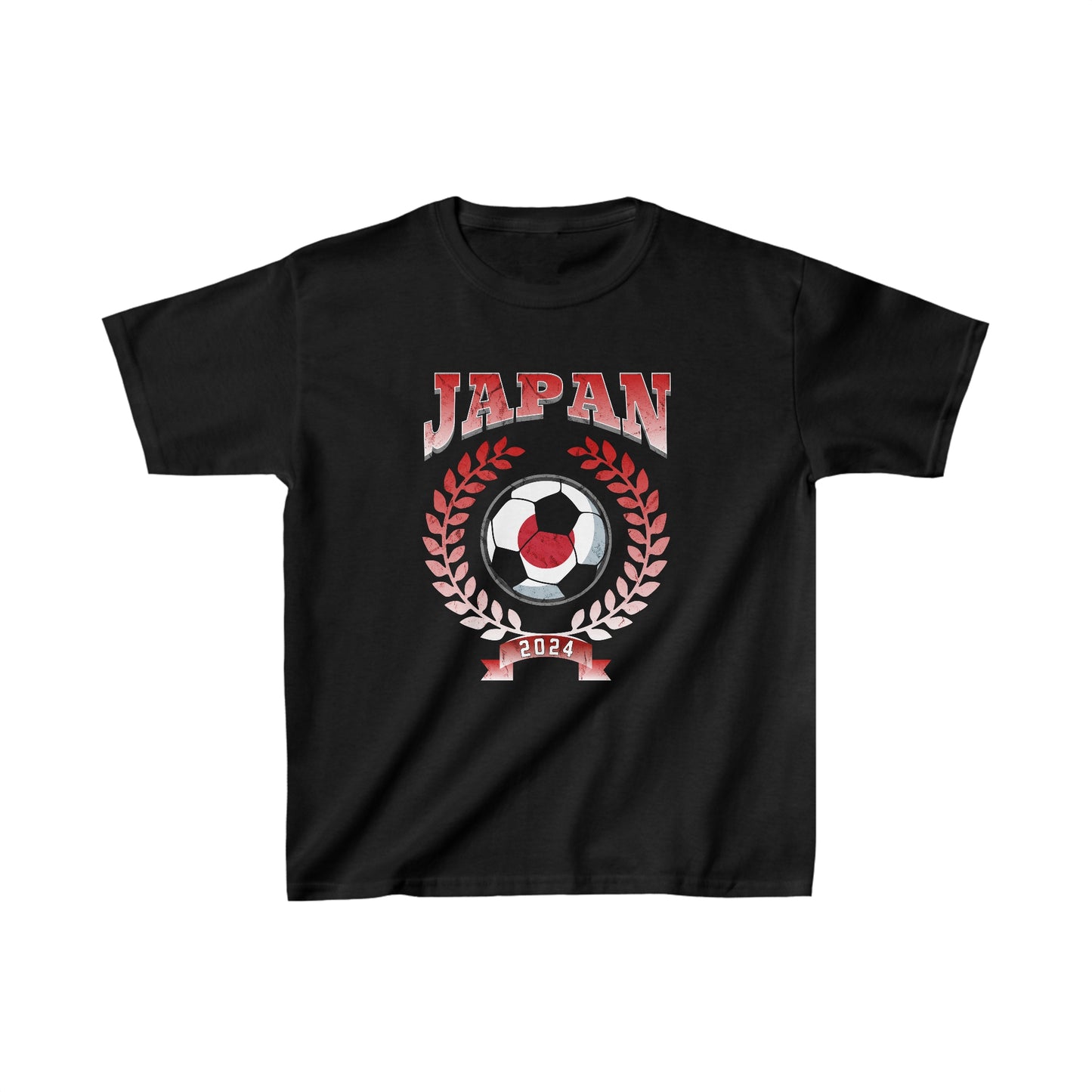 Kids Japan 2024 Soccer Football Championship Games Japanese Team T-Shirt | Unisex Tee Shirt