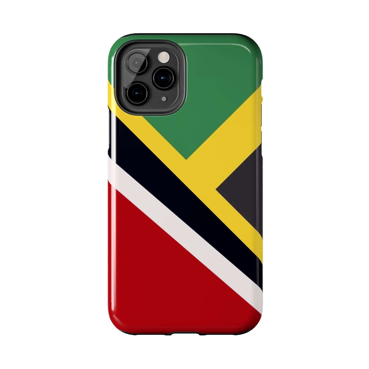 Jamaica Trinidad Flag Jamaican Trini Tough Phone Cases