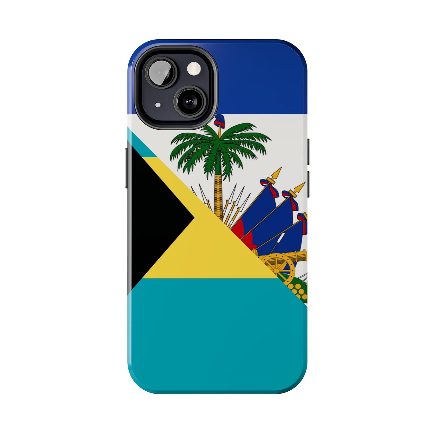 Bahamas Haiti Flag Bahamian Haitian Tough Phone Cases