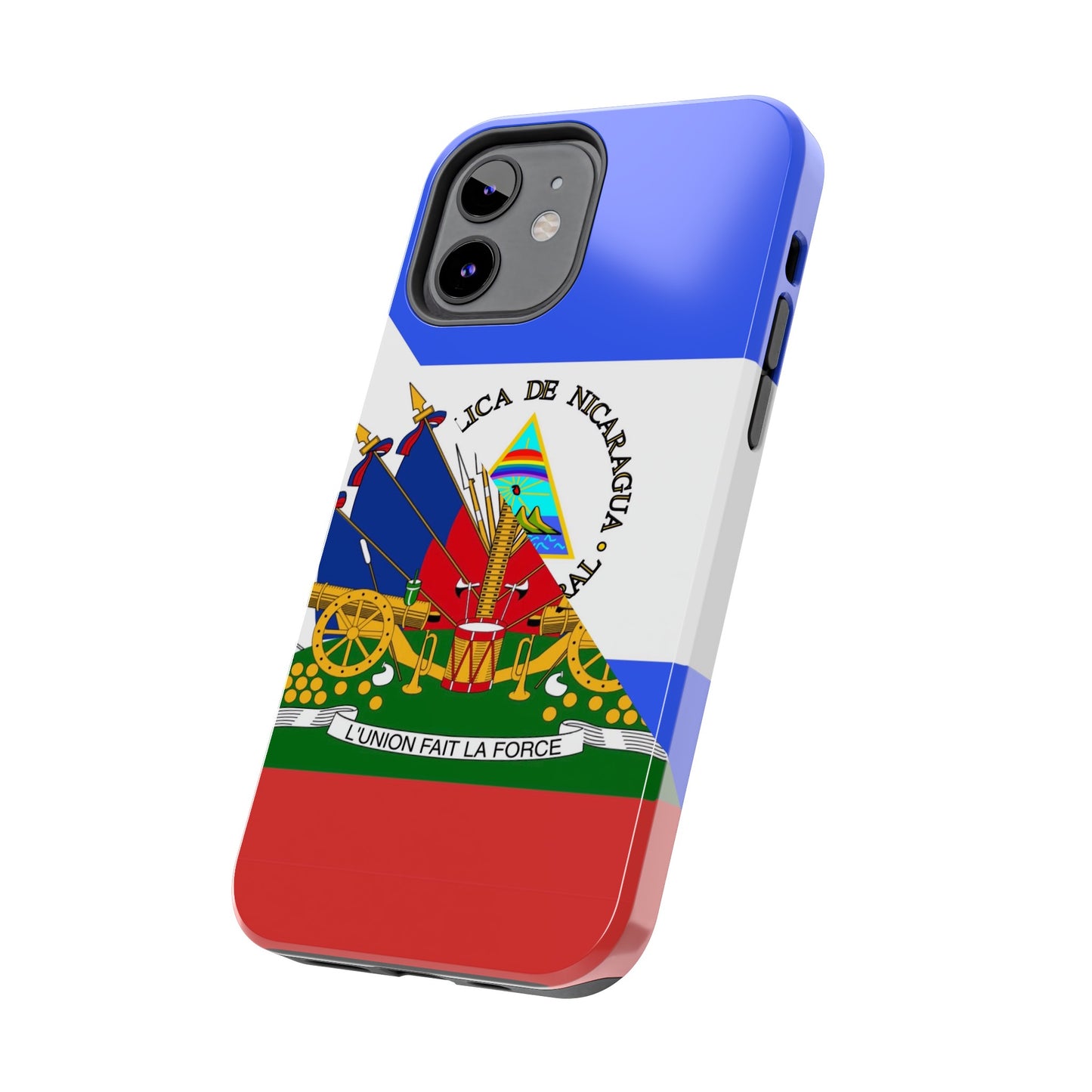 Haiti Nicaragua Flag Haitian Nicaraguan Tough Phone Cases