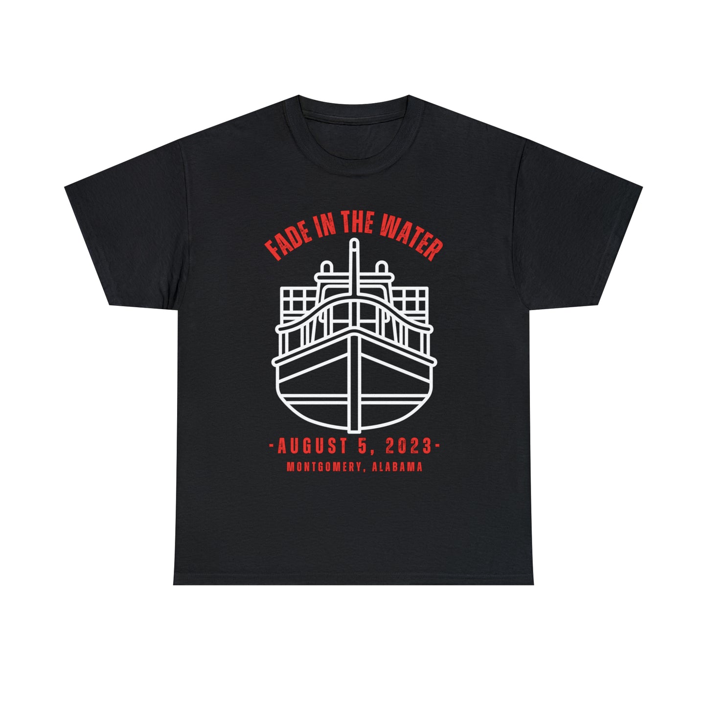 Fade in The Water Tee Shirt | Thors Chair Montgomery Alabama Boat T-Shirt