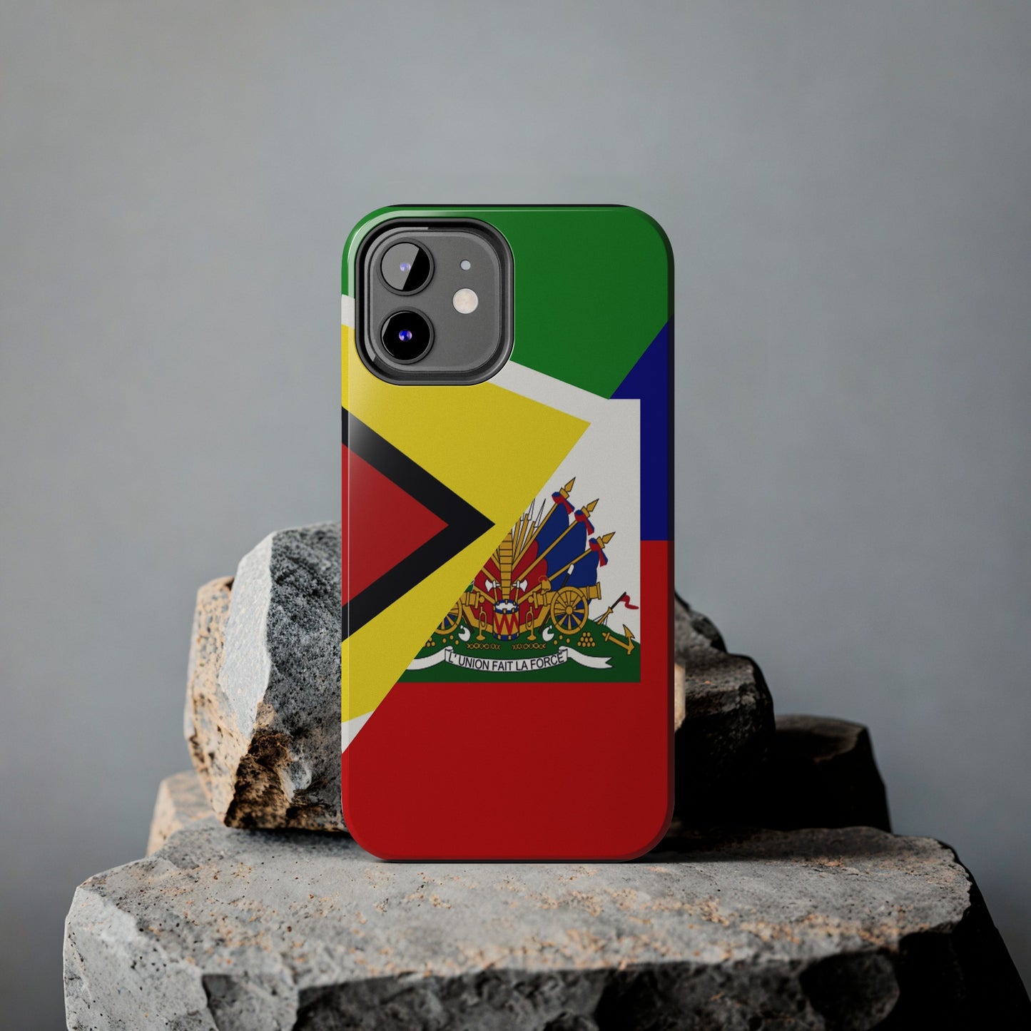 Haiti Guyana Flag Haitian Guyanese Tough Phone Cases