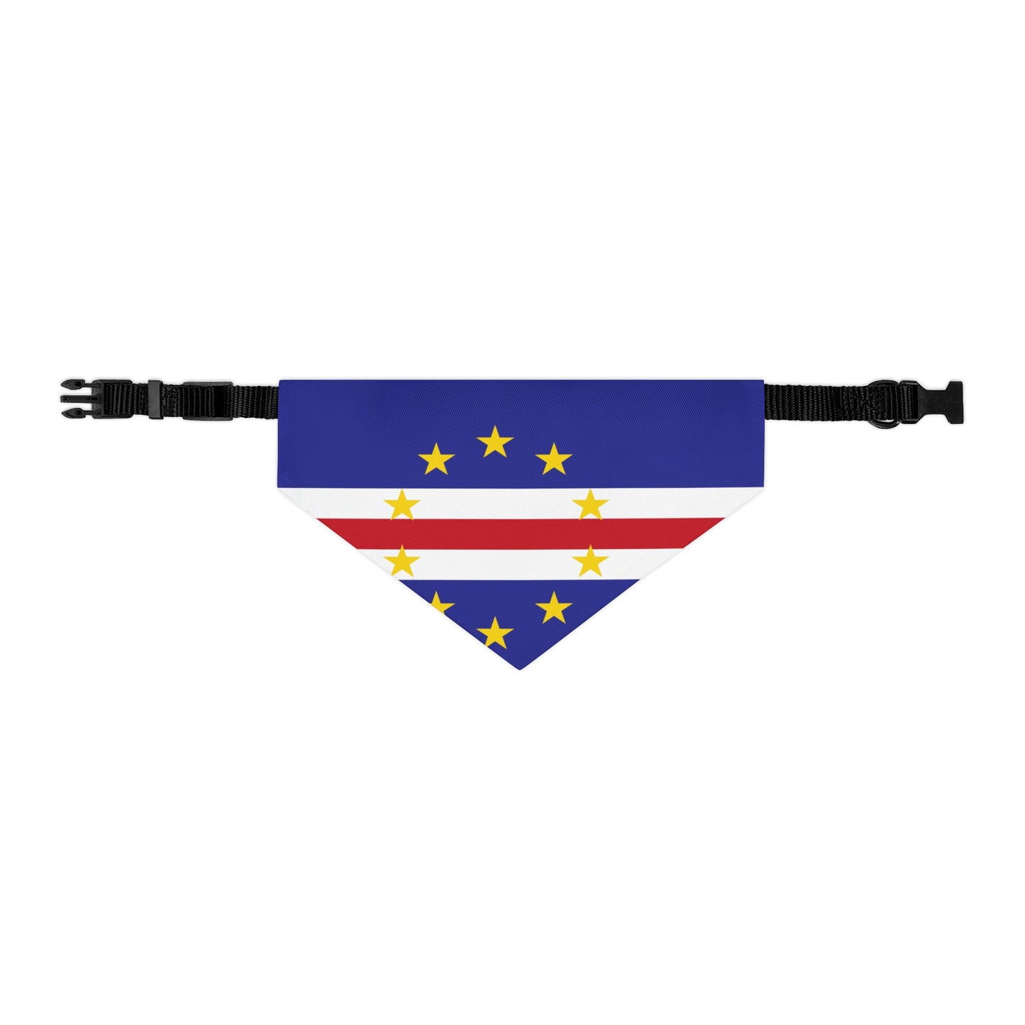 Cape Verde Flag Pet Bandana Collar | Animal Cat Dog Collar Cape Verdean