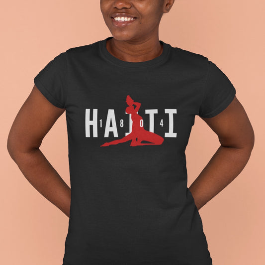 Women's 1804 Neg Mawon Haiti Neg Marron Haitian Revolution Cotton Tee Shirt