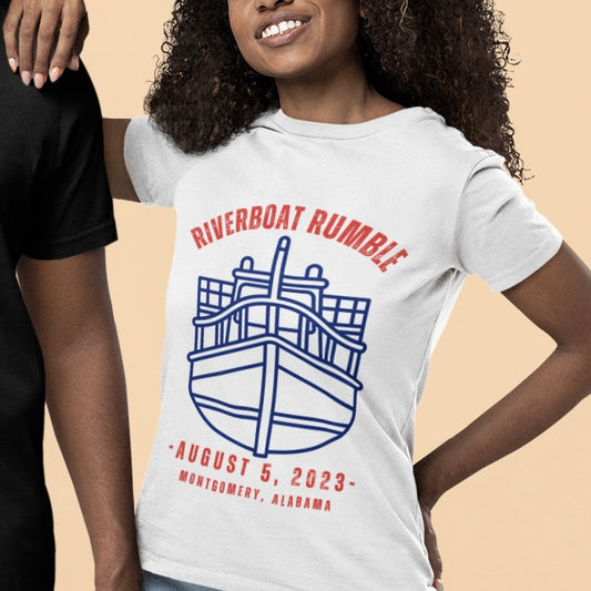 Riverboat Rumble Tee Shirt | Thors Chair Montgomery Alabama Boat T-Shirt