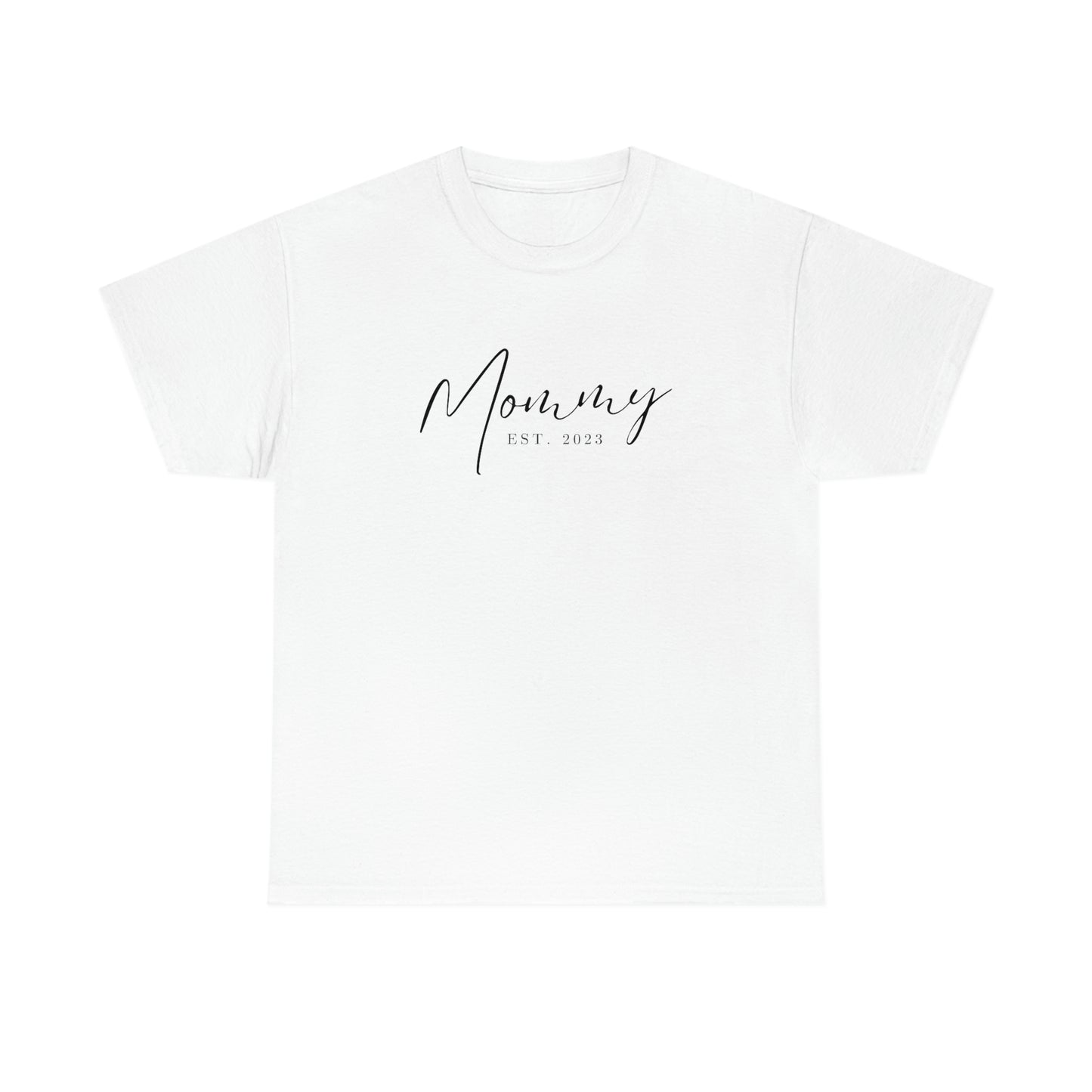 Mommy Est 2023 Mothers Day Gift for MOM 2 T-Shirt | Unisex Tee Shirt