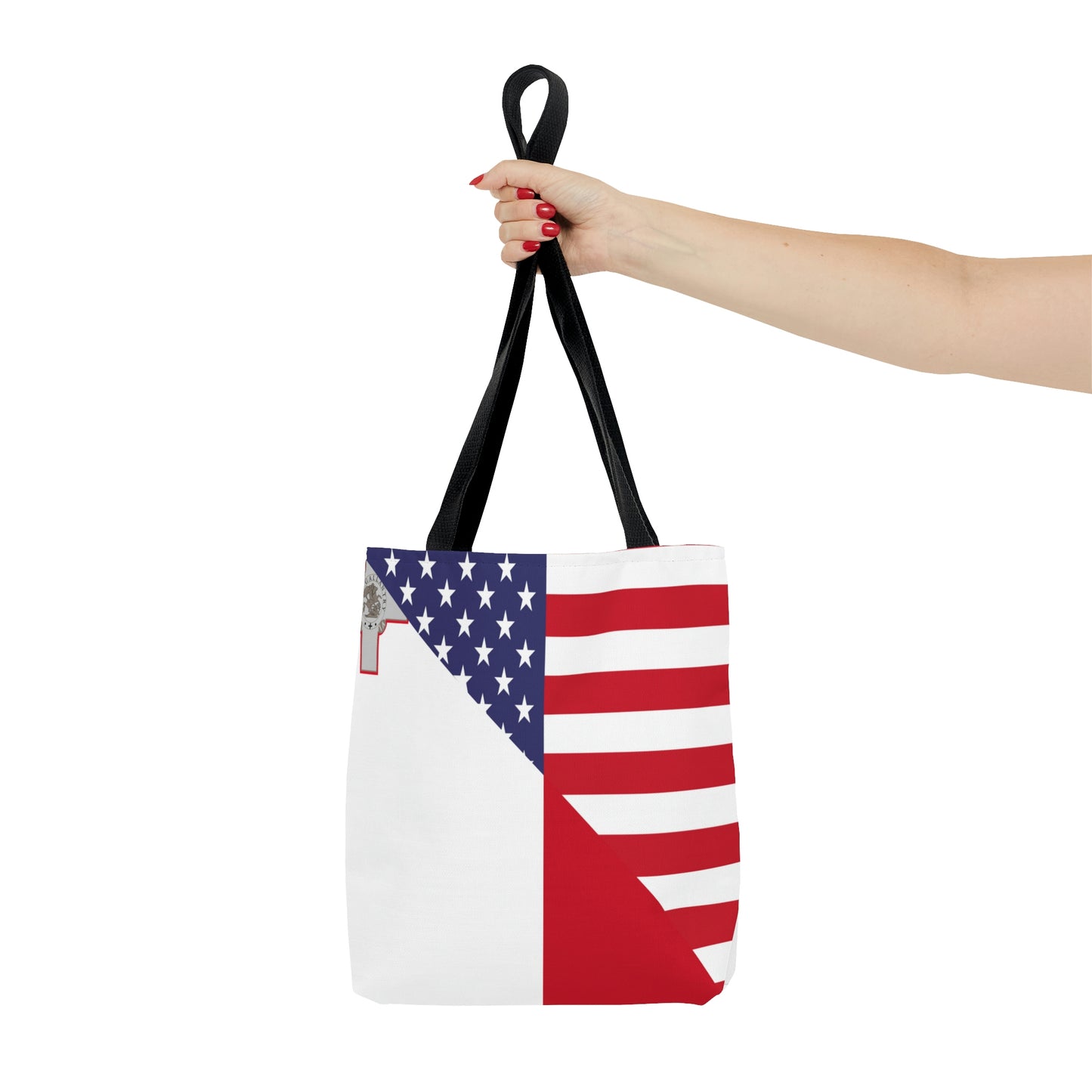 Maltese American Flag Malta USA Tote Bag | Shoulder Bag