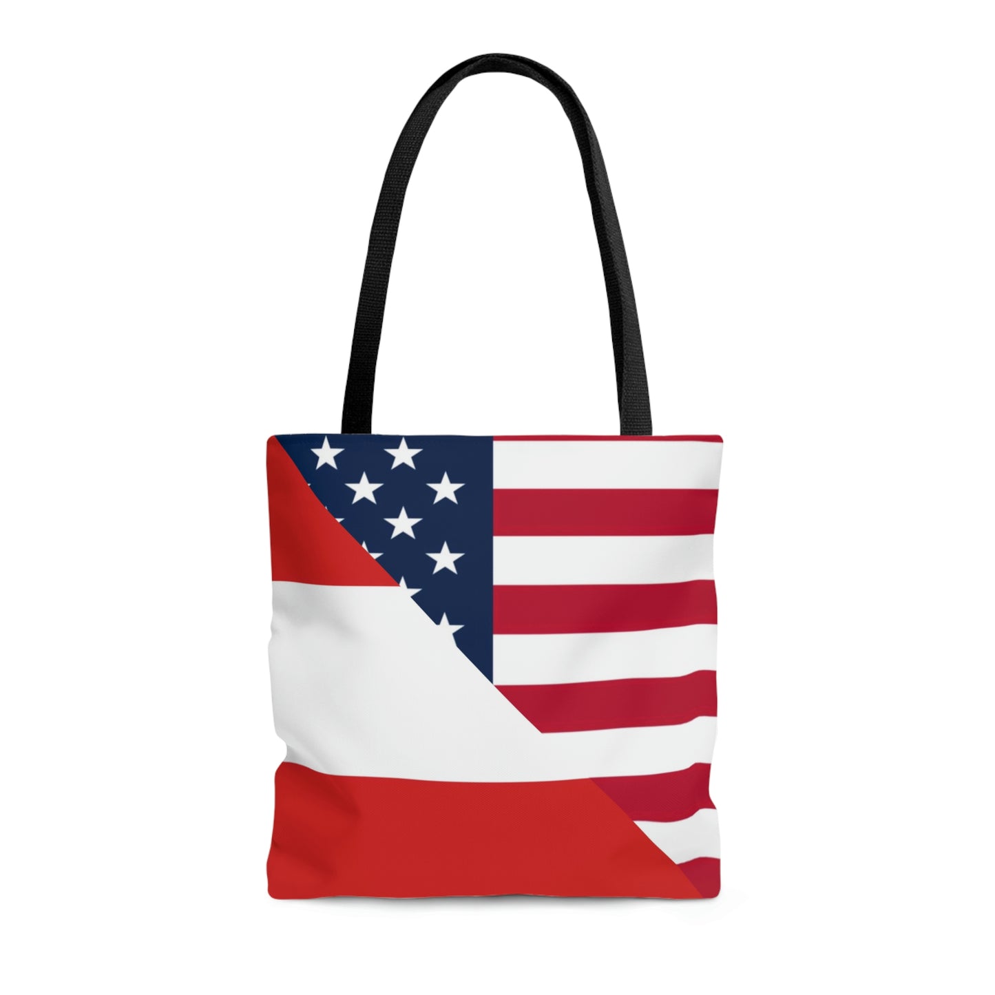 Austrian American Flag Austria USA Tote Bag | Shoulder Bag