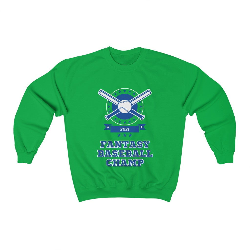 Fantasy Baseball Champ 2021 Sweatshirt | Fantasy Champion Pullover