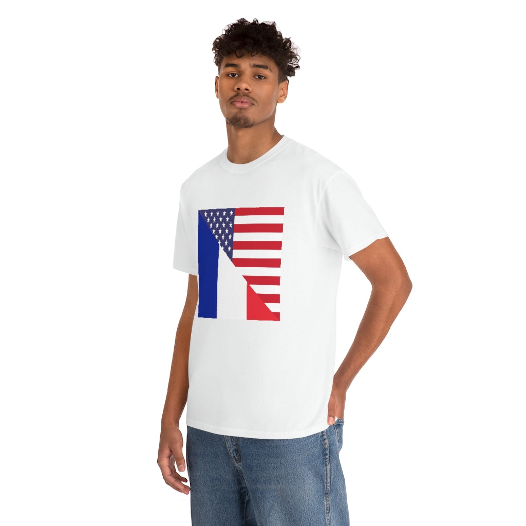 France American Flag T-Shirt | Unisex French Men Women Tee