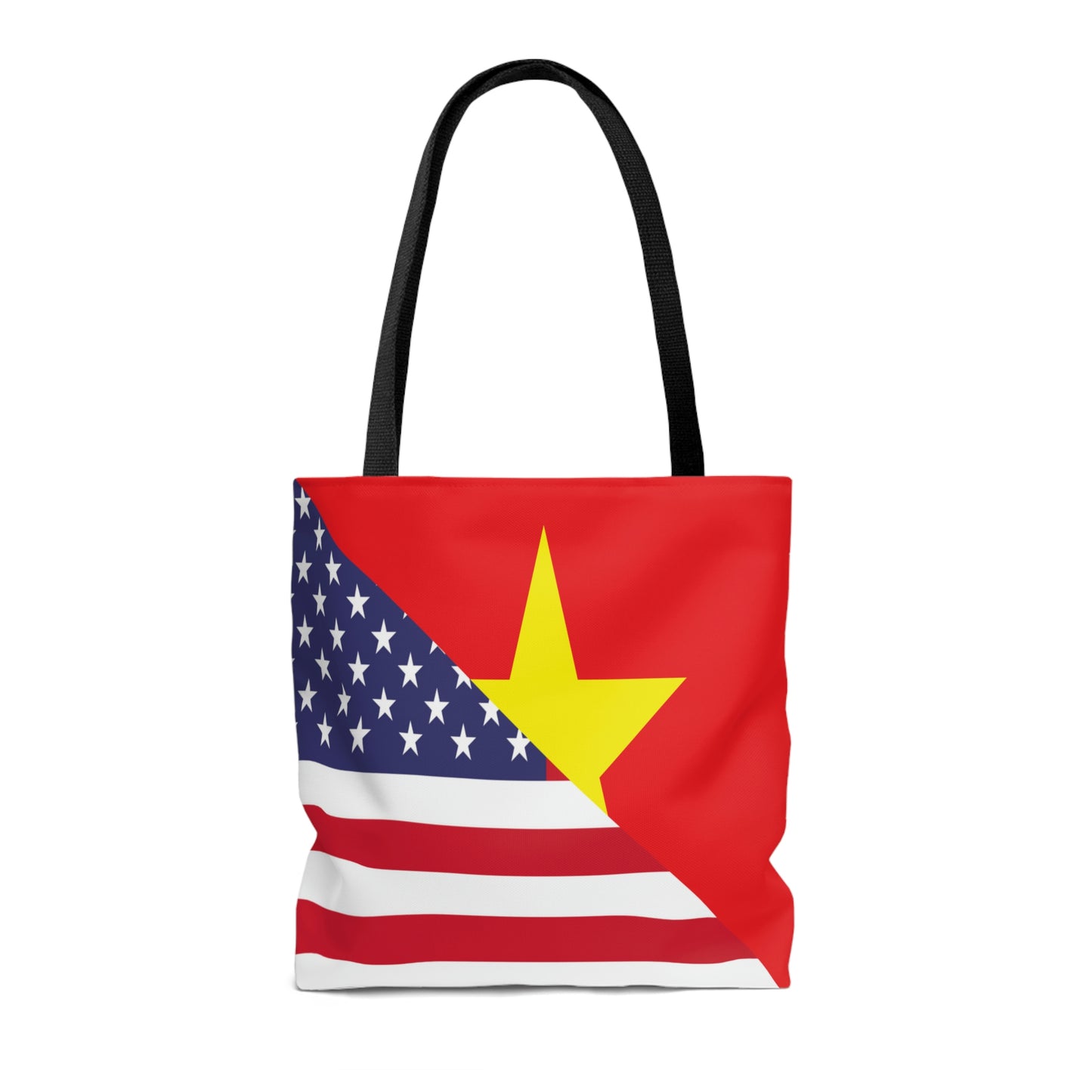 Vietnamese American Flag Half Vietnam USA Tote Bag | Shoulder Bag
