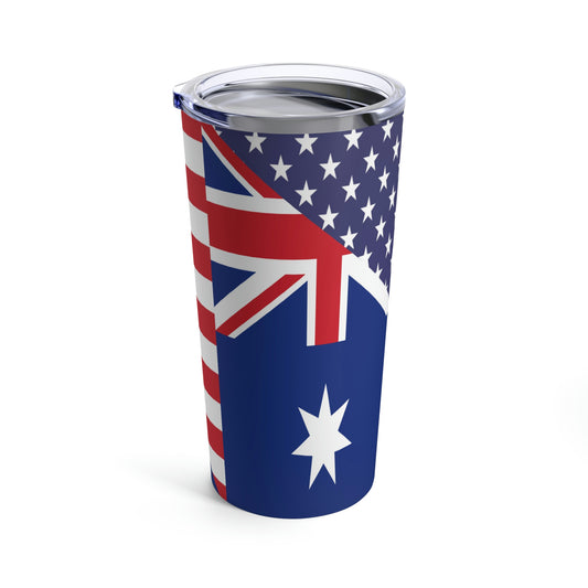 Australian American Flag Australia USA Tumbler 20oz