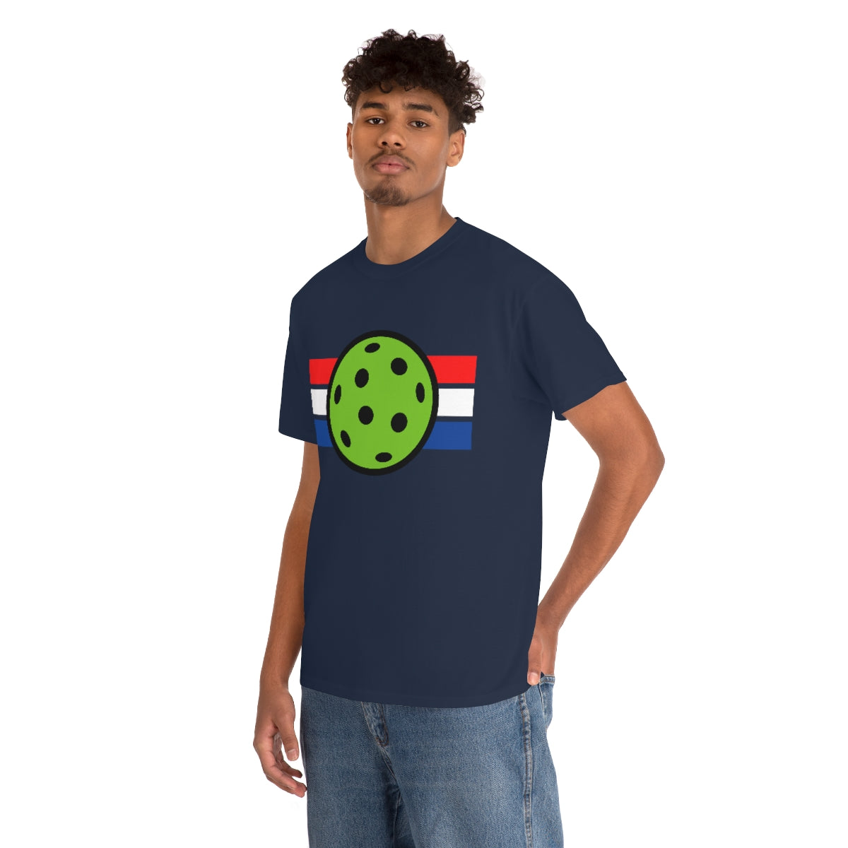 Pickleball Red White and Blue Tee Shirt | Unisex Pickle Ball T-Shirt