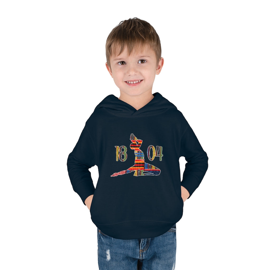 Toddler Kente Haiti Neg Marron 1804 Pullover Fleece Hoodie | Haitian Neg Mawon