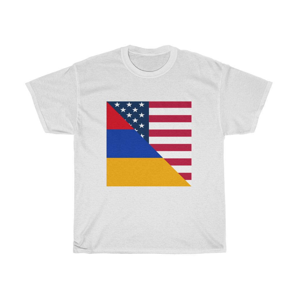 Armenian American Flag T-Shirt | Unisex Armenia USA Tee