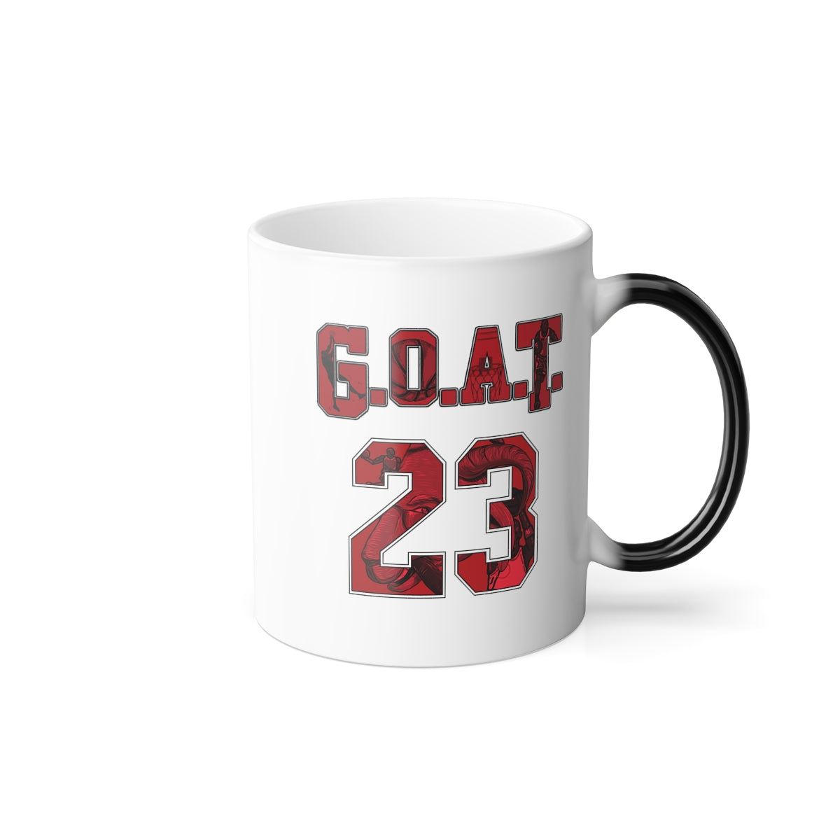 Greatest of All Time 23 Color Morphing Mug 11oz | Chicago GOAT Cup