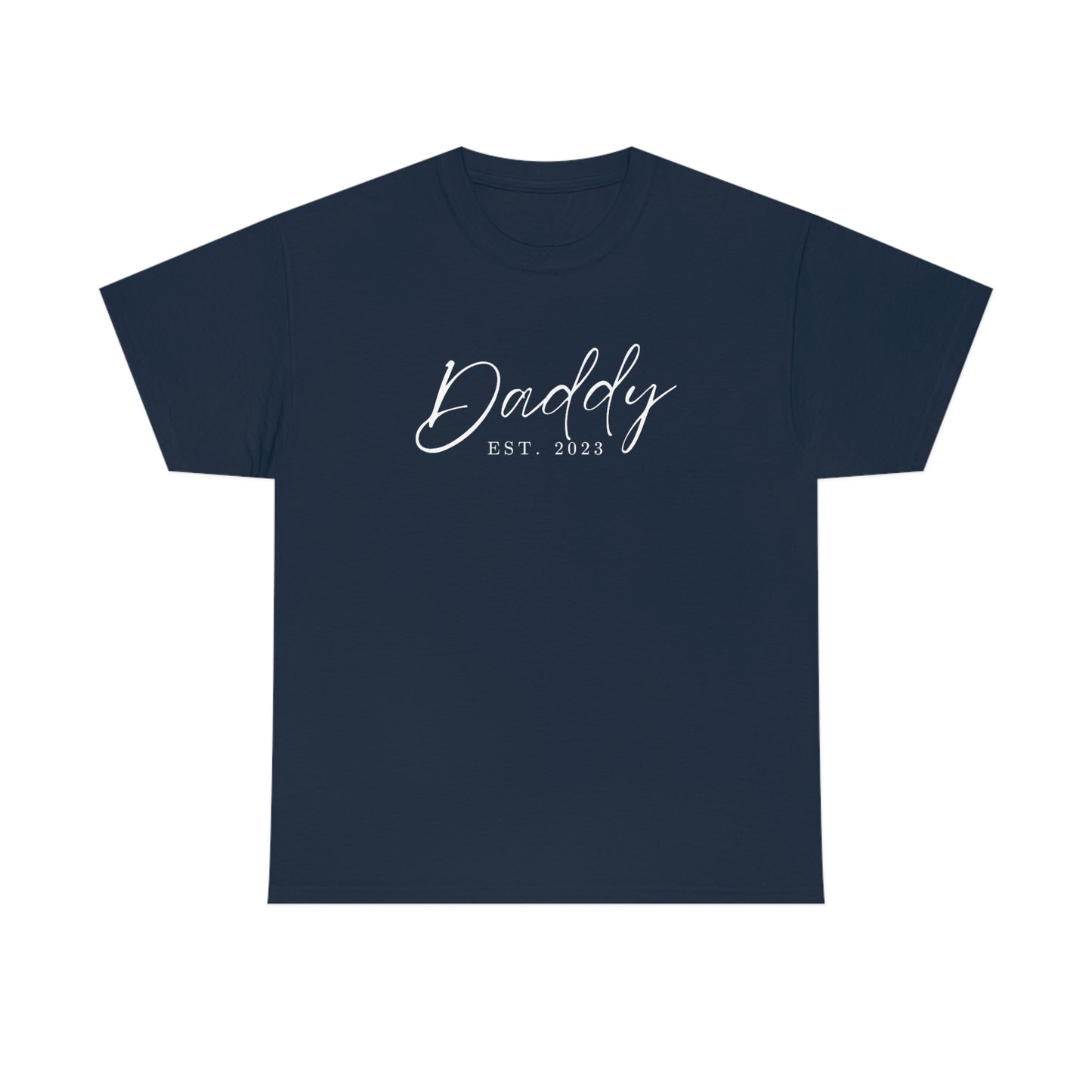 Daddy Est 2023 Fathers Day Gift for Dad 2 T-Shirt | Unisex Tee Shirt