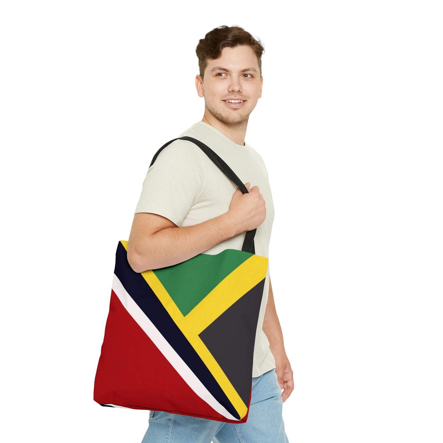 Trini Jamaican Flag | Trinidad Jamaica Flag Tote Bag | Shoulder Bag