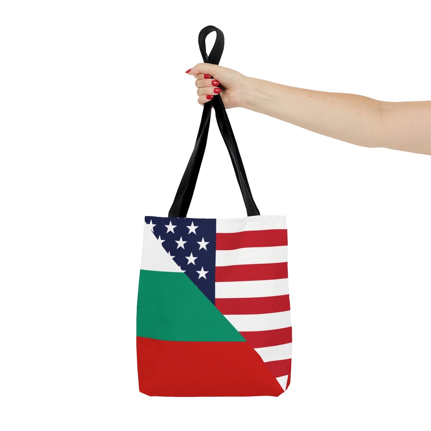 Bulgarian American Flag Bulgaria USA Tote Bag | Shoulder Bag