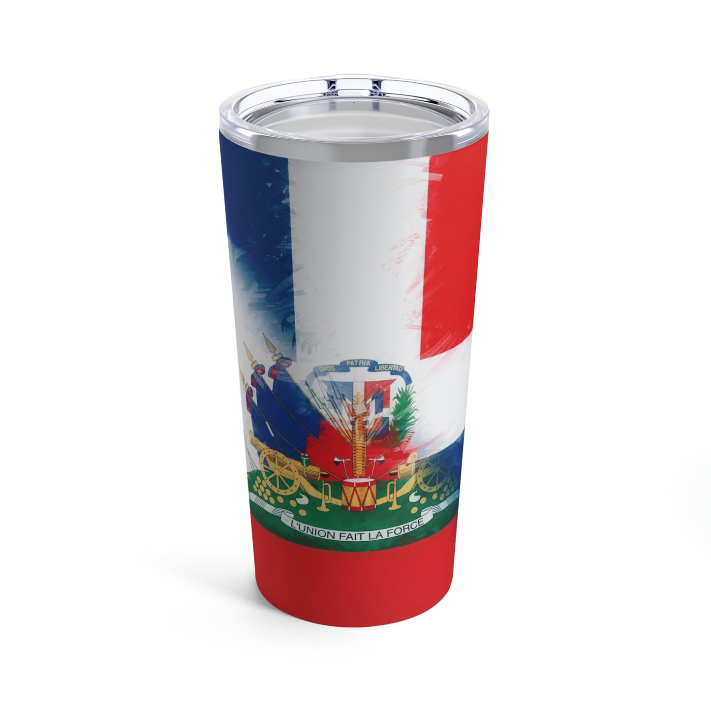 Haiti Dominican Republic Flag | Hispaniola DR Half Haitian Dominican Flag Tumbler 20oz