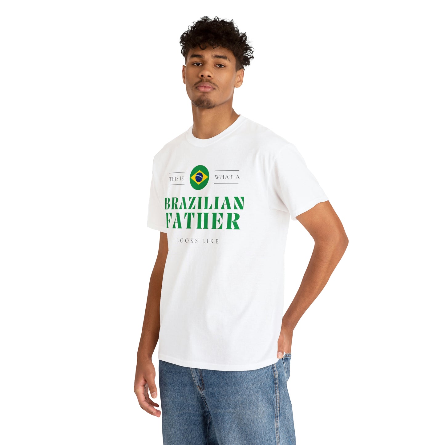 Brazilian Dad Looks Like Brazil Father T-Shirt | Unisex Tee Shirt