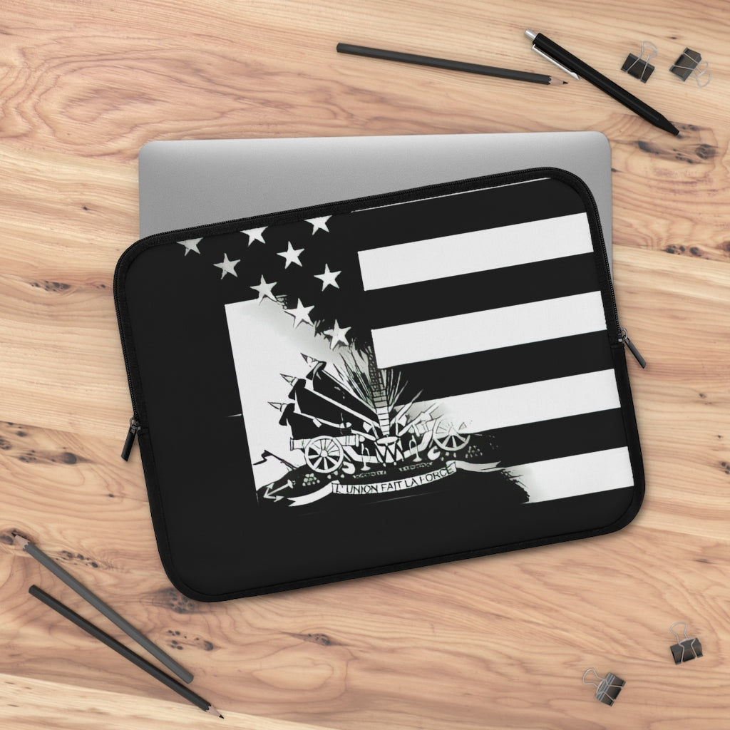 B&W Haitian-American Laptop Sleeve