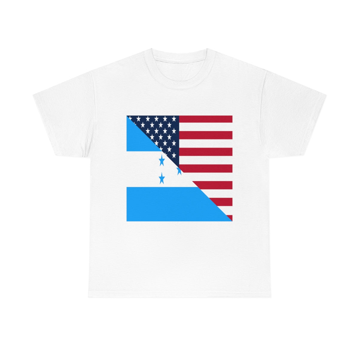 Honduran American Flag T-Shirt | Unisex Honduras USA Tee Shirt