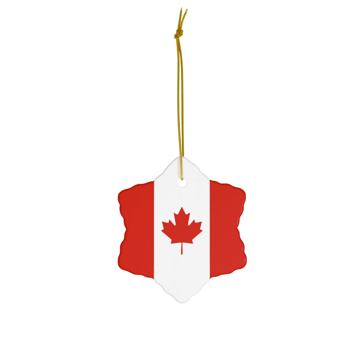 Canada Flag Ceramic Ornaments | Canadian Christmas Tree