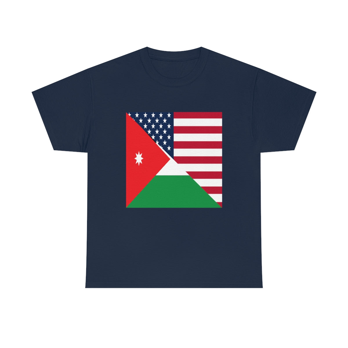 Jordan American Flag Half Jordanian USA T-Shirt | Unisex Tee Shirt