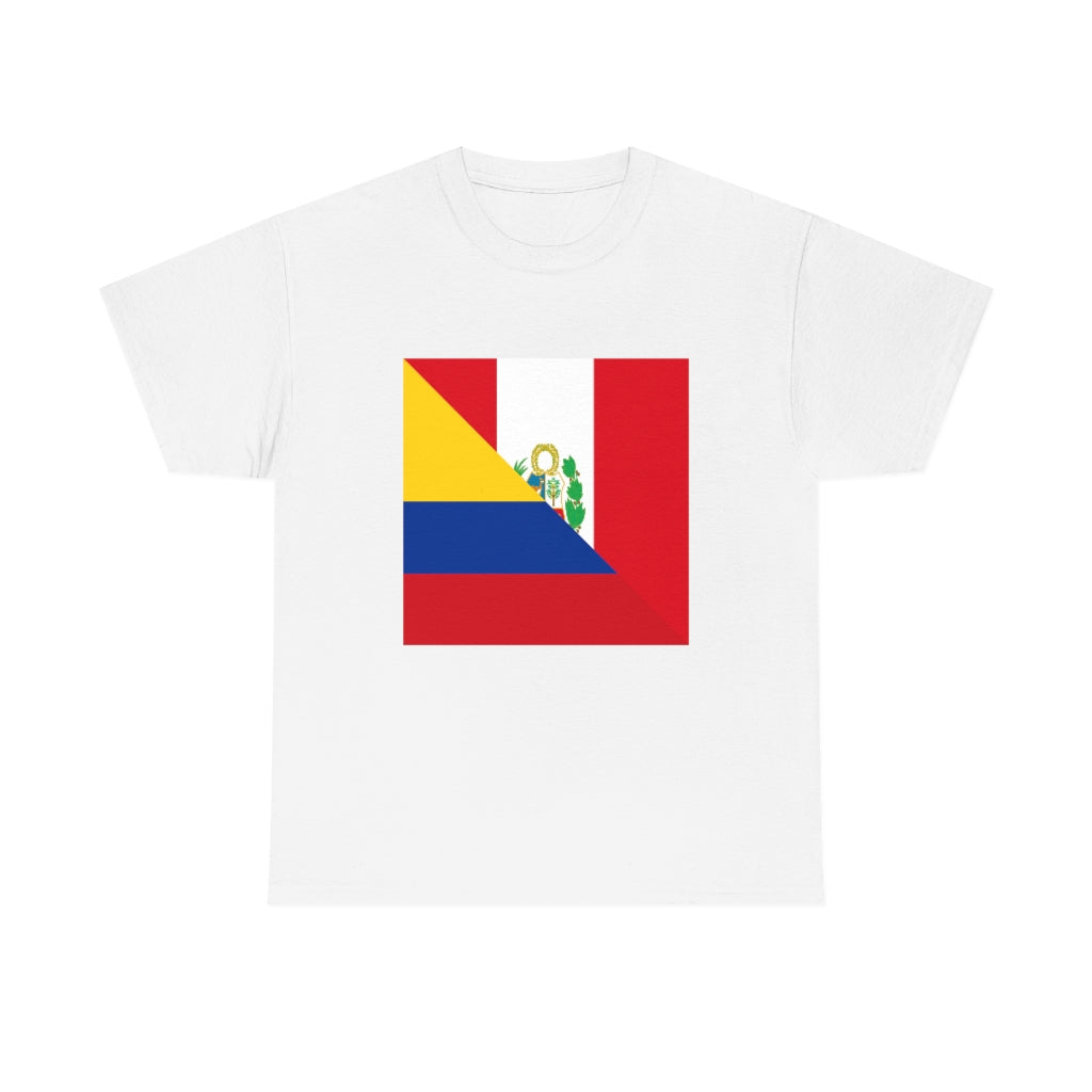 Peru Colombia Flag Shirt | Peruvian Colombian Men Women TShirt