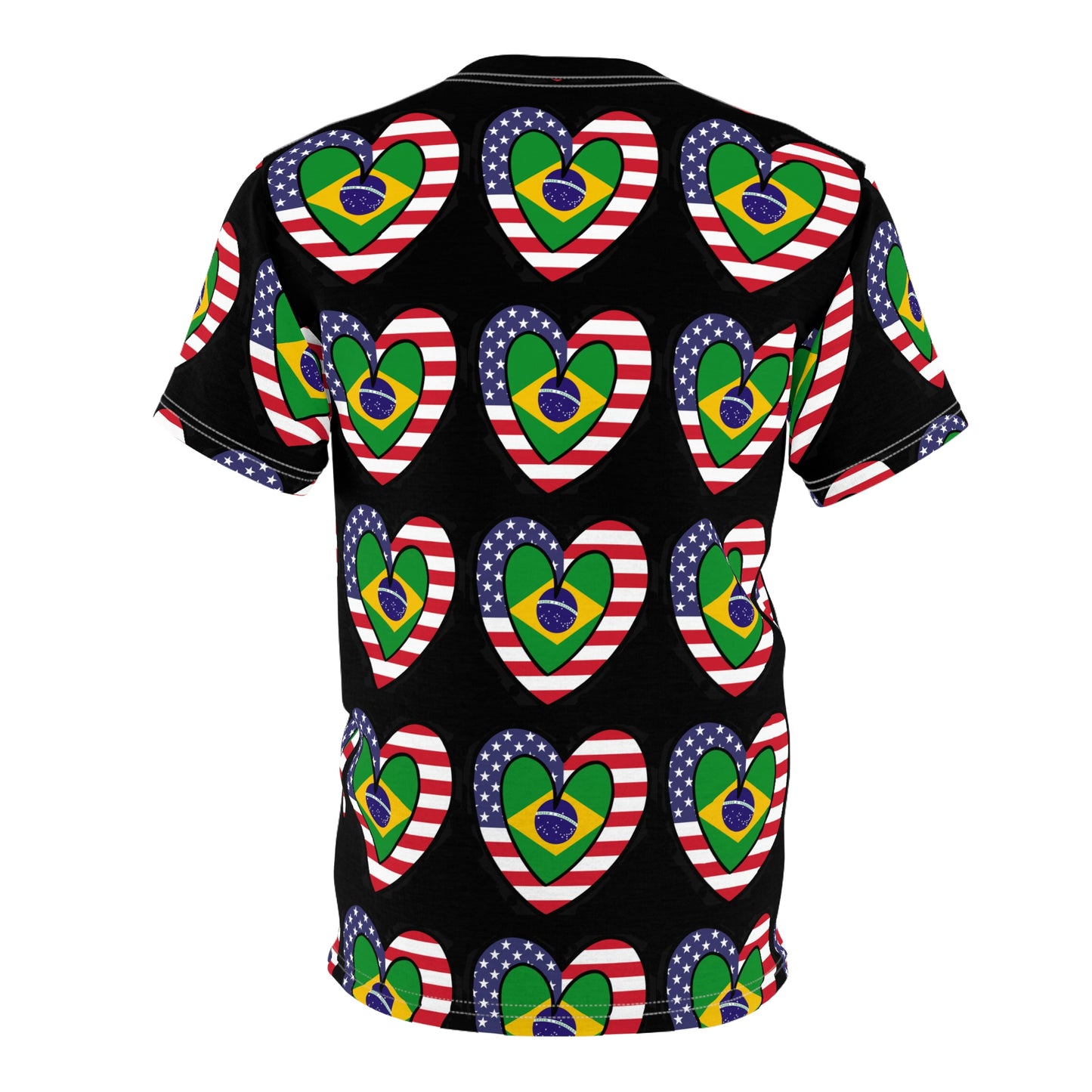 Brazilian American Unisex AOP Cut & Sew Tee | Brazil USA