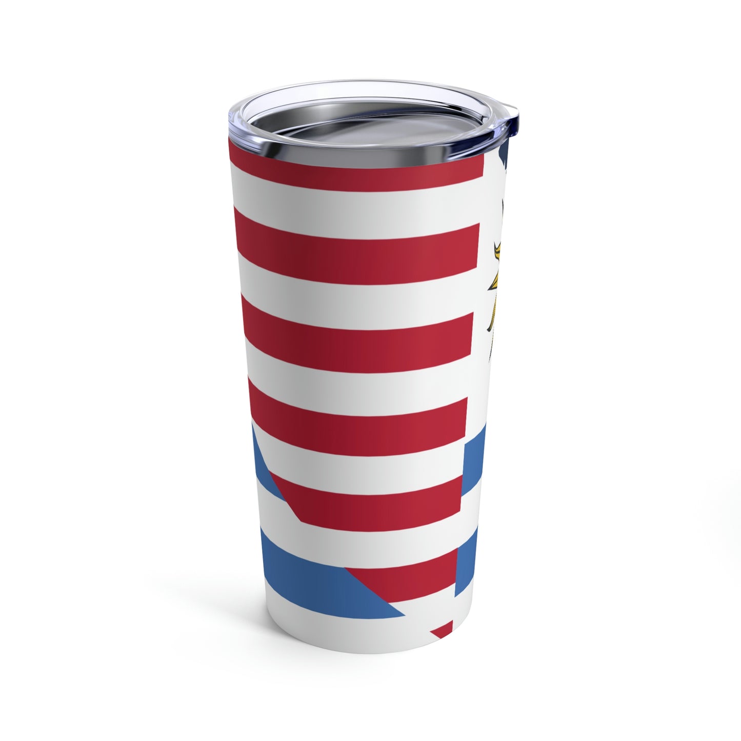 Uruguay American Flag Half Uruguayan USA Tumbler 20oz Beverage Container