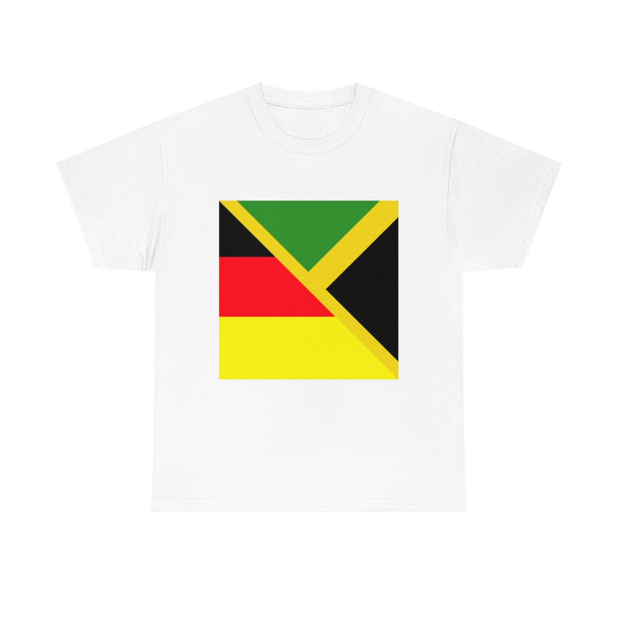 Jamaican German Flag Half Jamaica Germany T-Shirt | Unisex Tee Shirt