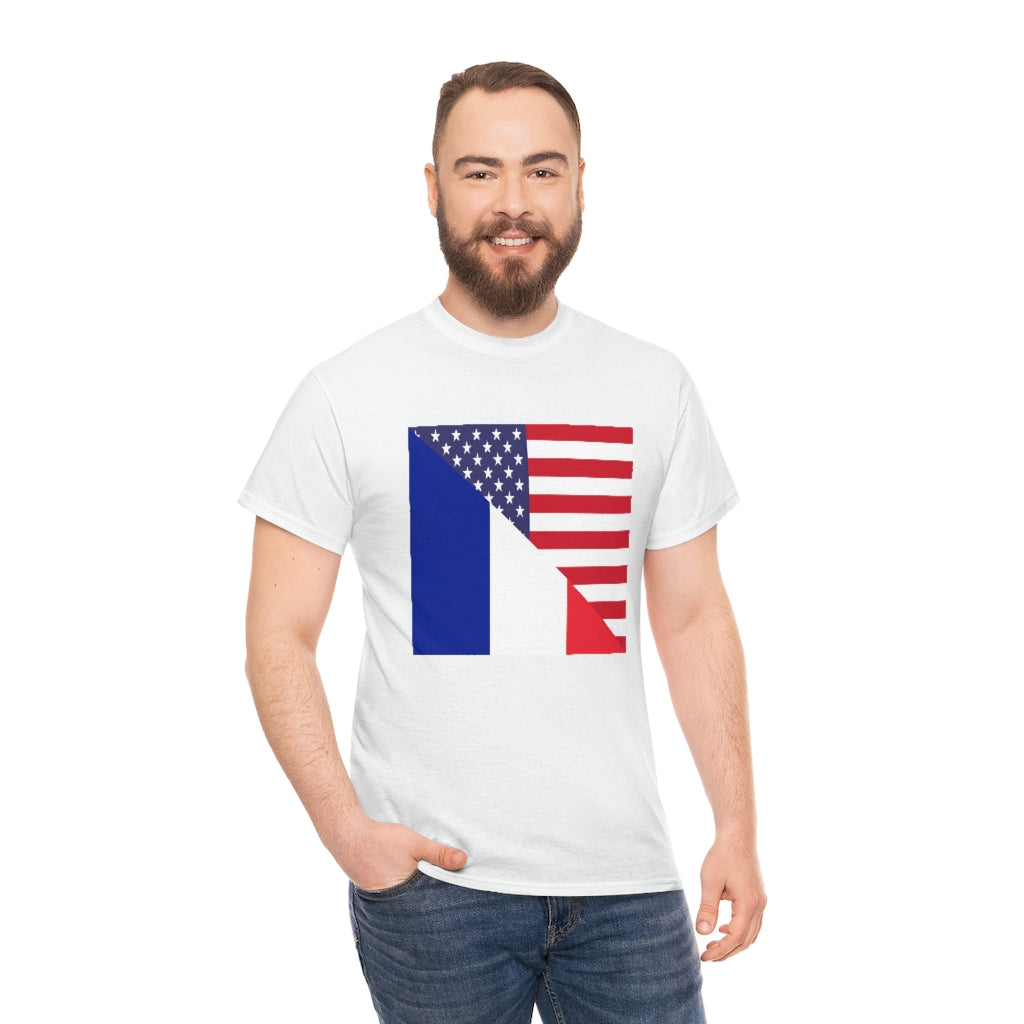 France American Flag T-Shirt | Unisex French Men Women Tee