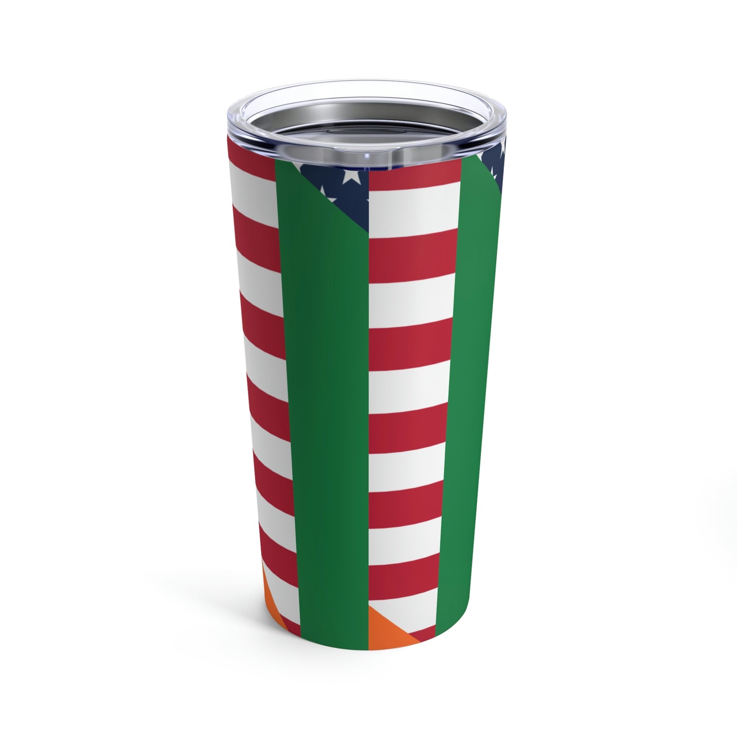 Irish American Flag Half Ireland USA Tumbler 20oz Beverage Container