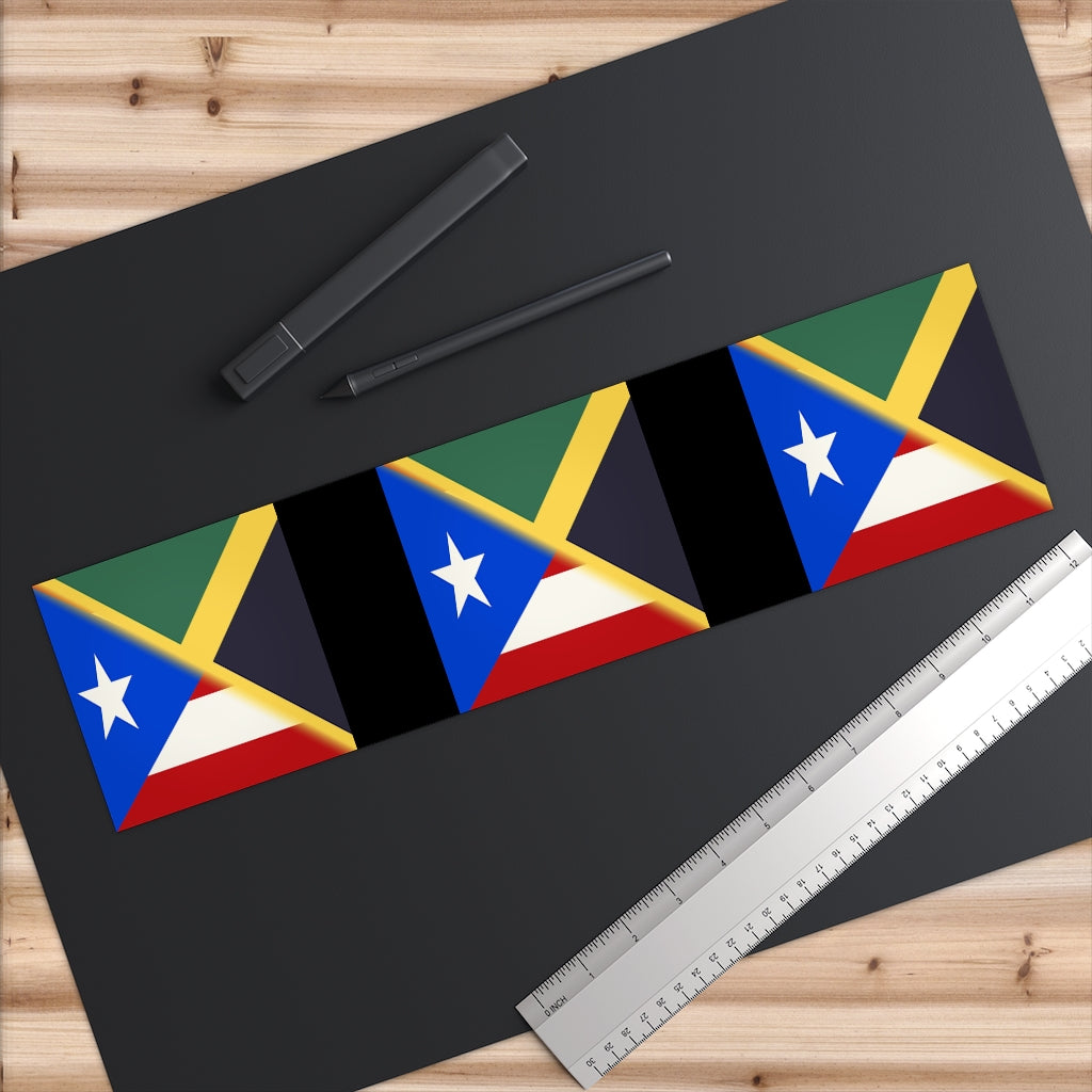 Jamaican Puerto Rican Bumper Stickers | PR Jamaica Sticker