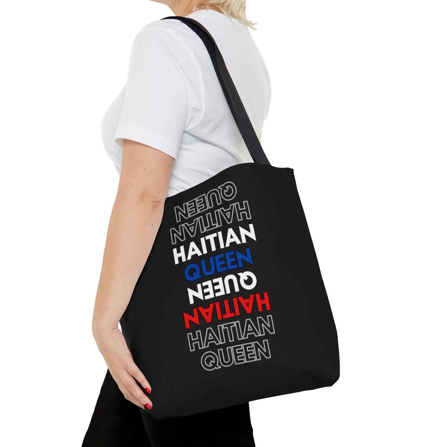 Haitian Queen Text | Haiti Tote Bag | Shoulder Bag