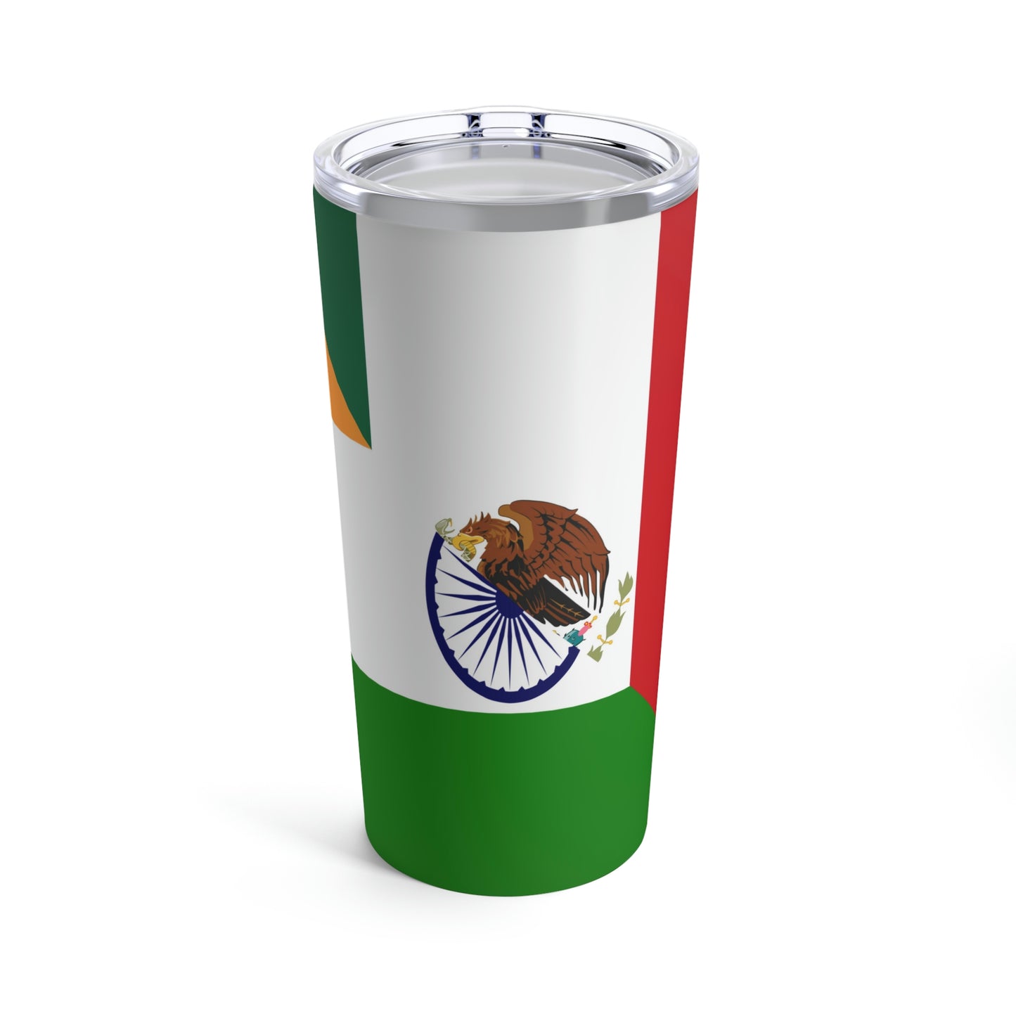 Indian Mexican Flag Half India Mexico Tumbler 20oz Beverage Container