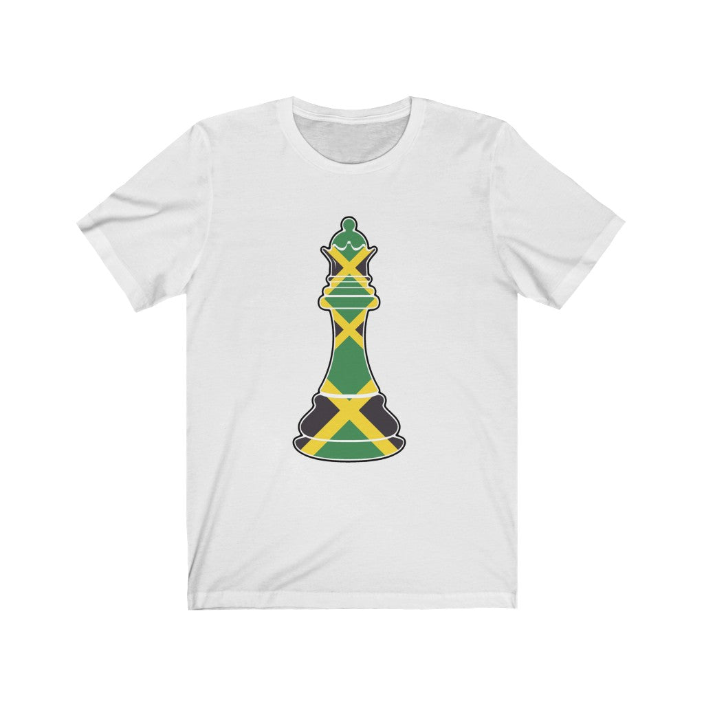 Jamaican Queen Tee | Jamaica Flag Chess Piece