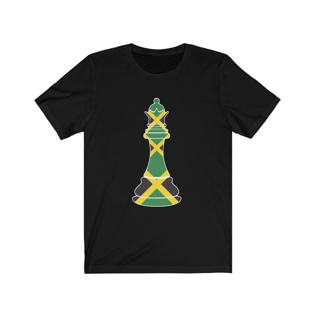 Jamaican Queen Tee | Jamaica Flag Chess Piece