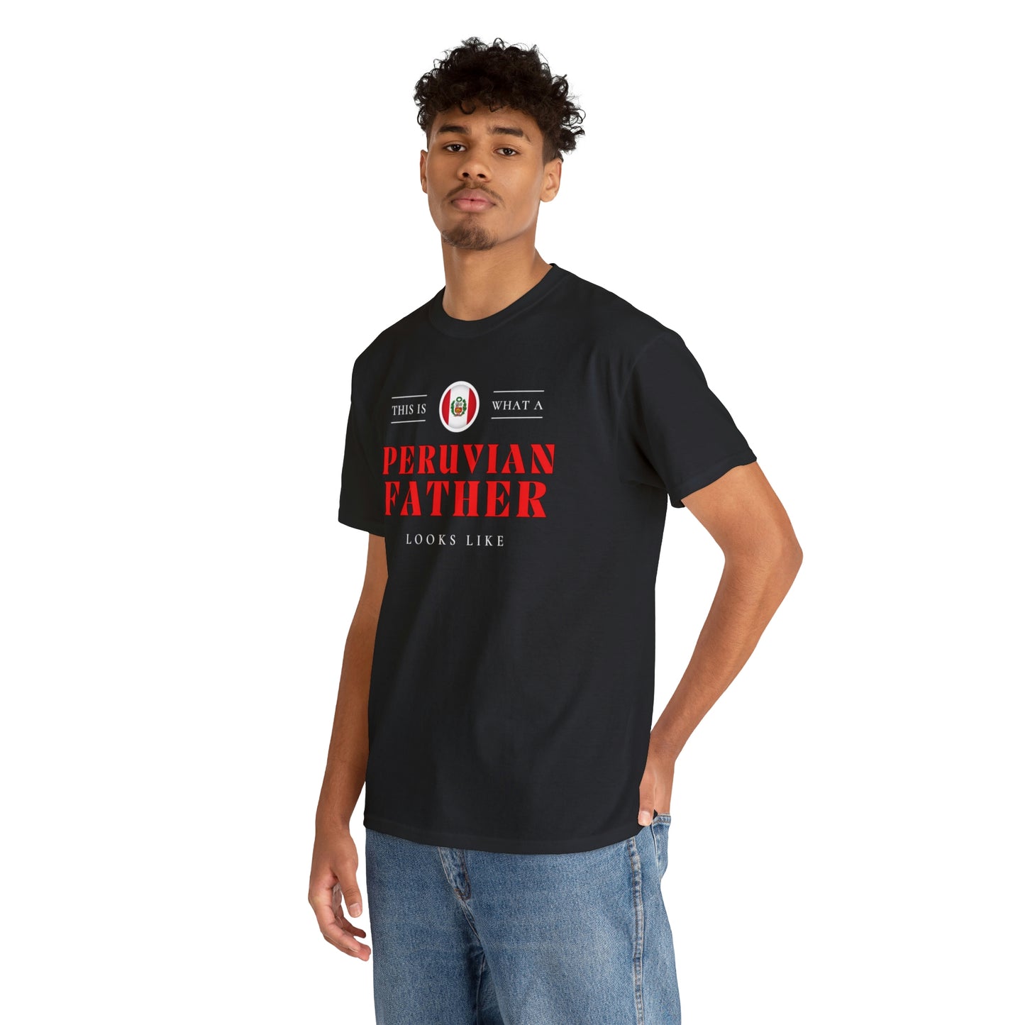 Peruvian Dad Looks Like Peru Father T-Shirt | Unisex Tee Shirt