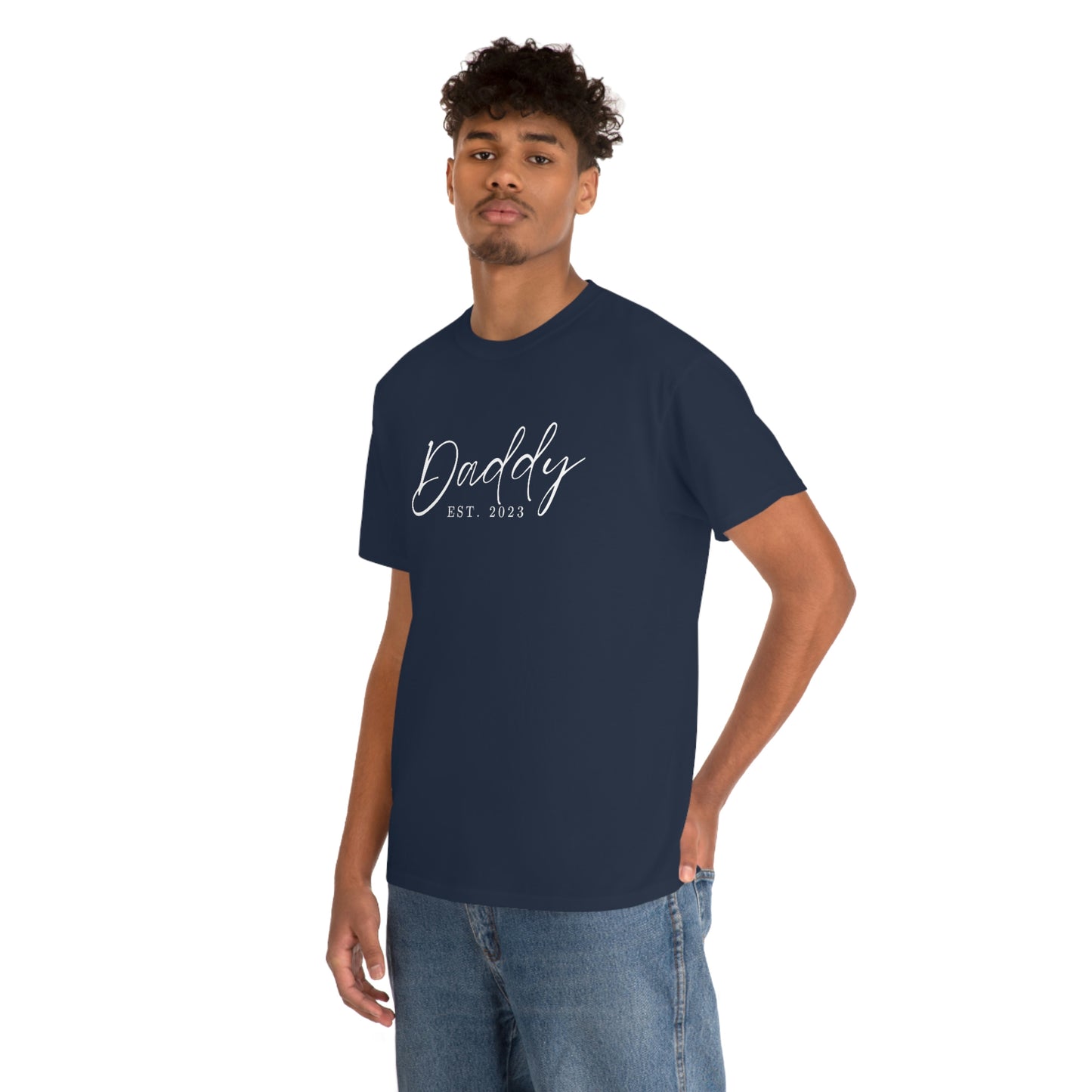 Daddy Est 2023 Fathers Day Gift for Dad 2 T-Shirt | Unisex Tee Shirt