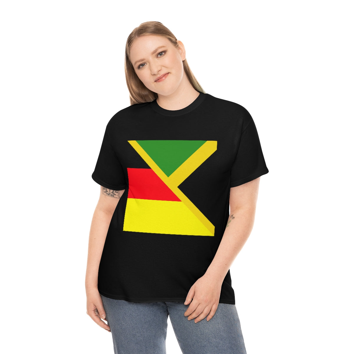 Jamaican German Flag Half Jamaica Germany T-Shirt | Unisex Tee Shirt