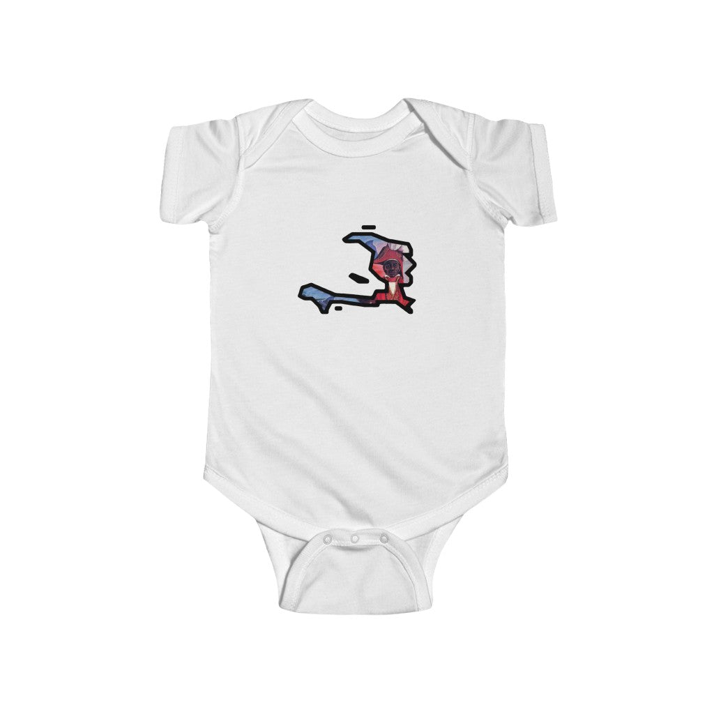 Jean Jacques Dessalines Island Baby Bodysuit | Haiti Ayiti Haitian