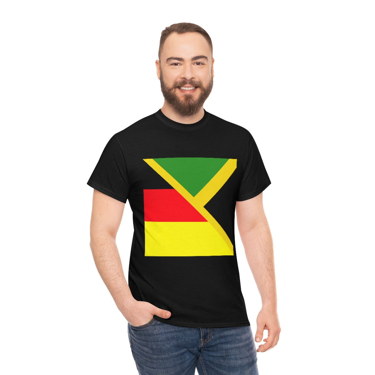 Jamaican German Flag Tee Shirt | Unisex Jamaica Germany USA Tshirt