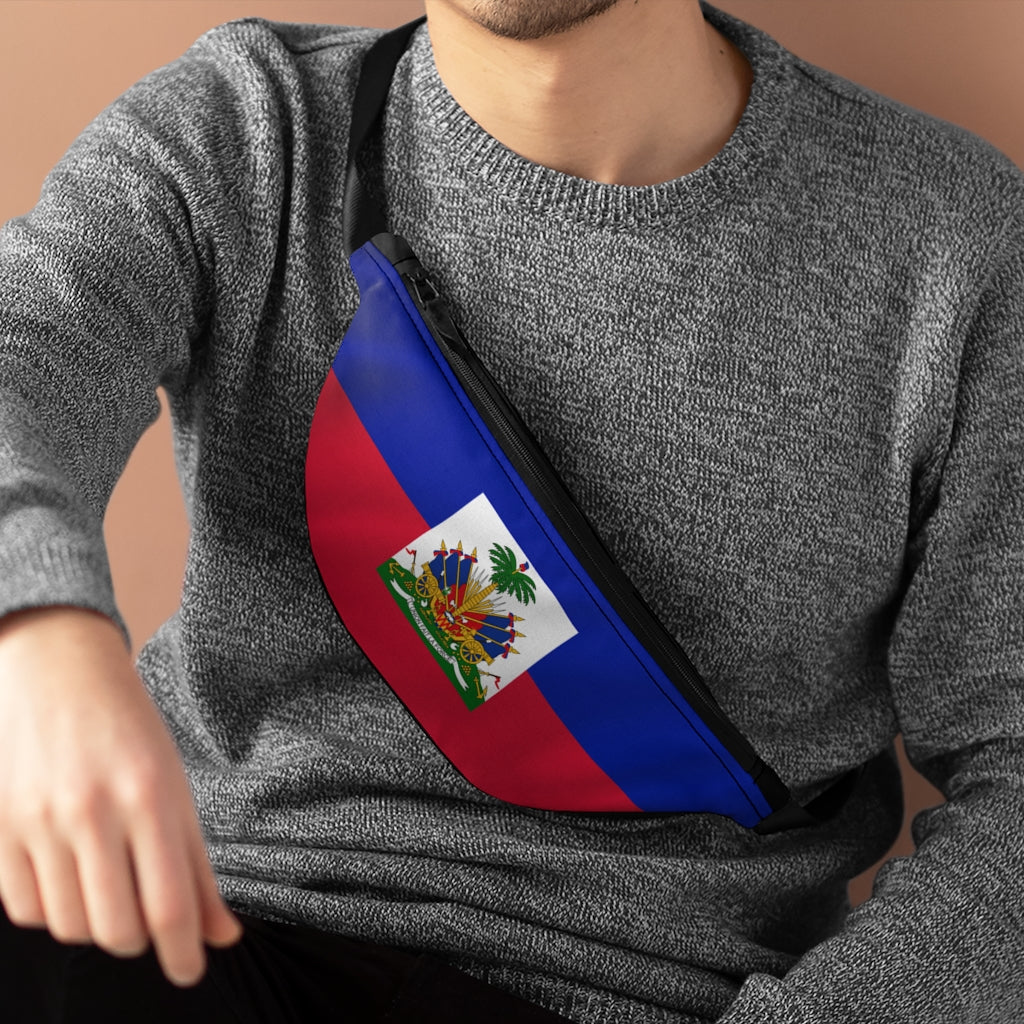 Haitian Flag Fanny Pack | Haiti Ayiti Belt Bag