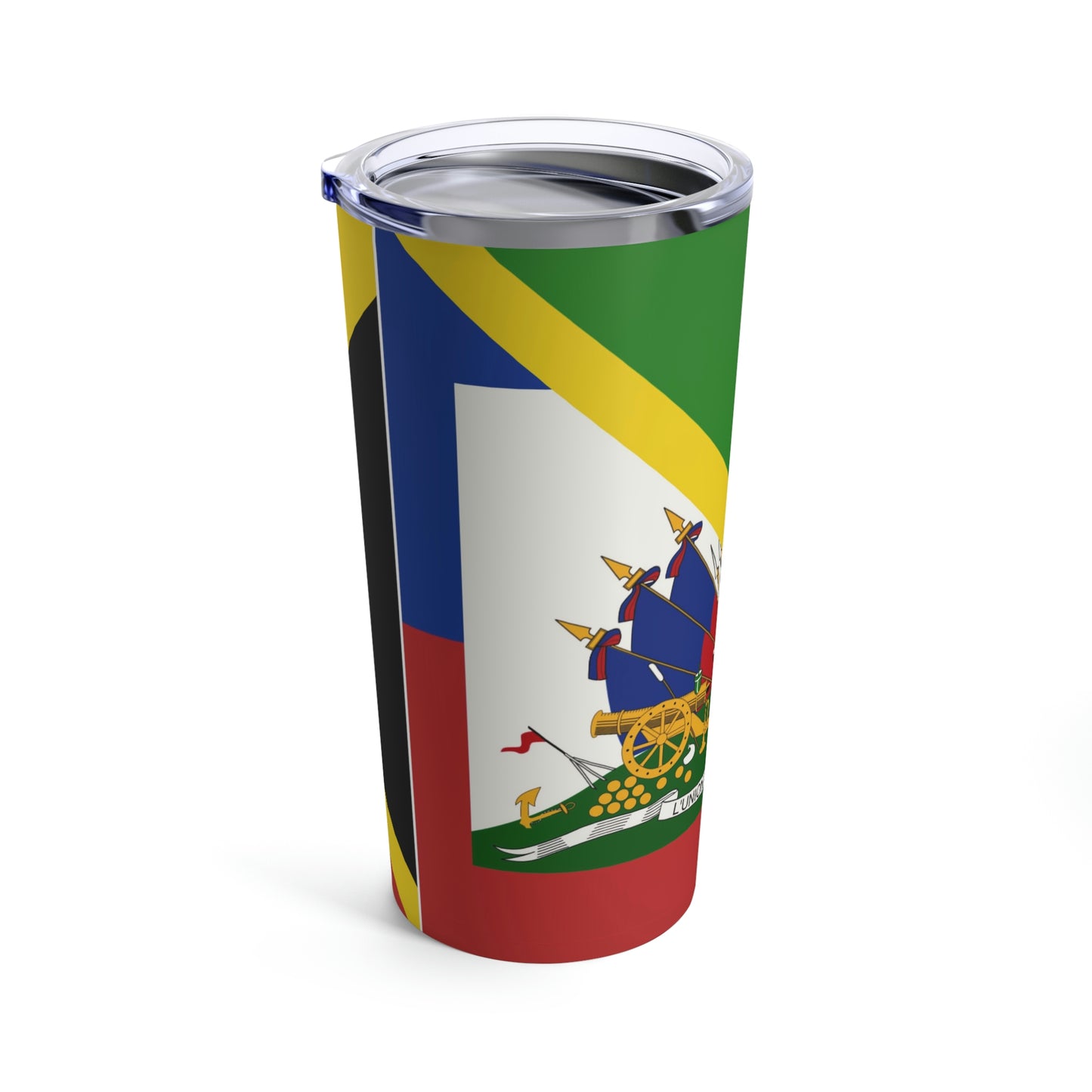 Haitian Jamaican Flag | Half Jamaica Haiti Tumbler 20oz