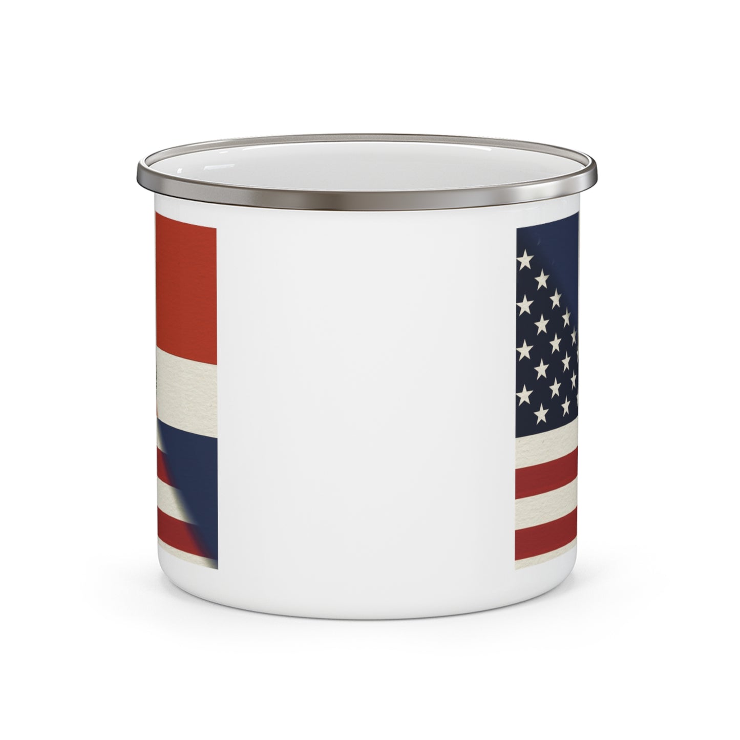 Dominican Republic America Flag | US D.R. 12oz Enamel Mug